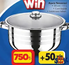 AŞURE TENCERESİ 30 CM 1 L indirimli fiyat AŞURE TENCERESİ 30 CM 1 L fiyat ve kampanya bilgisi